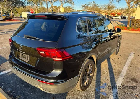 2022 Volkswagen Tiguan Se z USA, uszkodzony, nr VIN 3VV3B7AX3NM020955